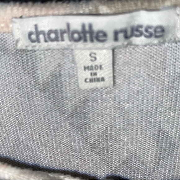 Charlotte Russe Zigzag Pattern Midi Dress - Black and Cream - Picture 3 of 5